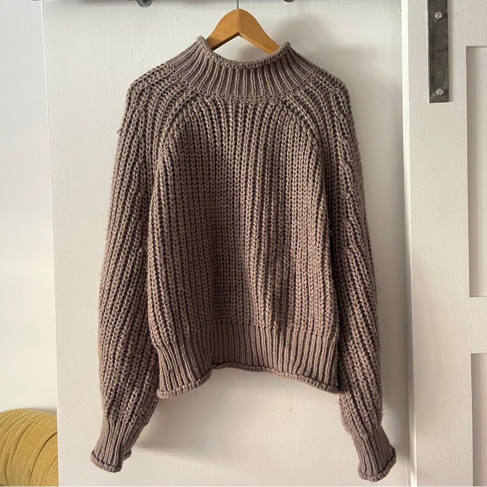 Cozy Ribbed Oversized Fisherman type Sweater